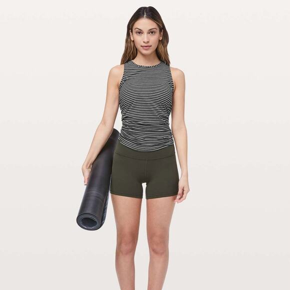 Lululemon All Tied Up Tank Modern Stripe Heathered Black White (First Release) - Picture 12 of 12